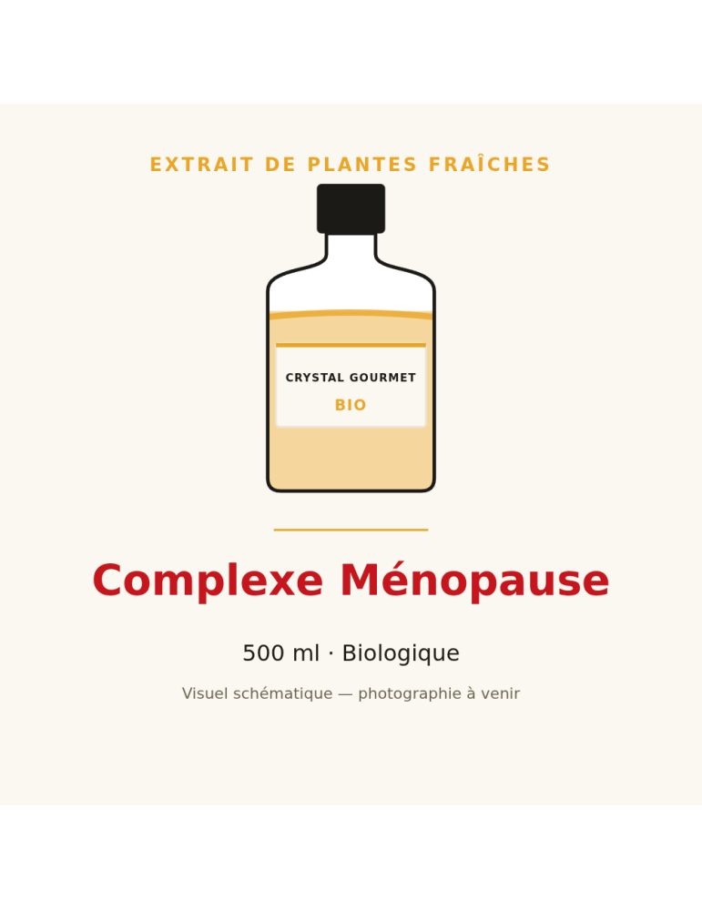 Complexe Ménopause - extrait de plantes fraîches et bourgeons bio