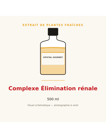 Complexe Élimination rénale - extrait de plantes fraîches