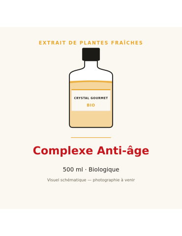 Complexe Anti-âge - extrait de plantes fraîches et bourgeons bio