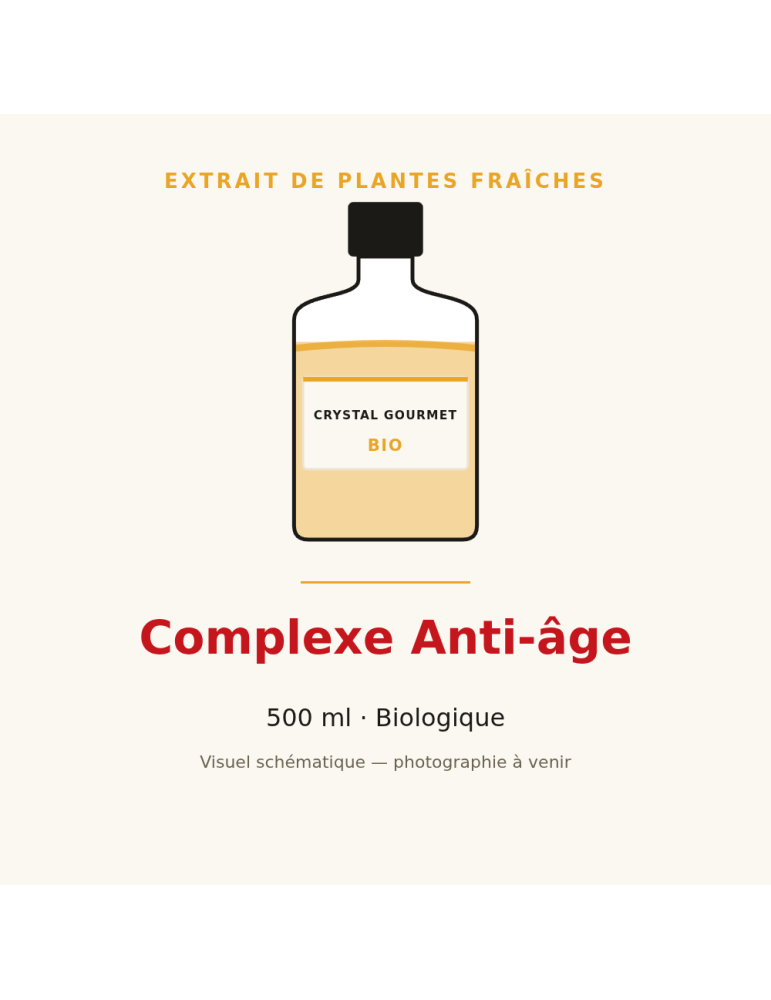 Complexe Anti-âge - extrait de plantes fraîches et bourgeons bio