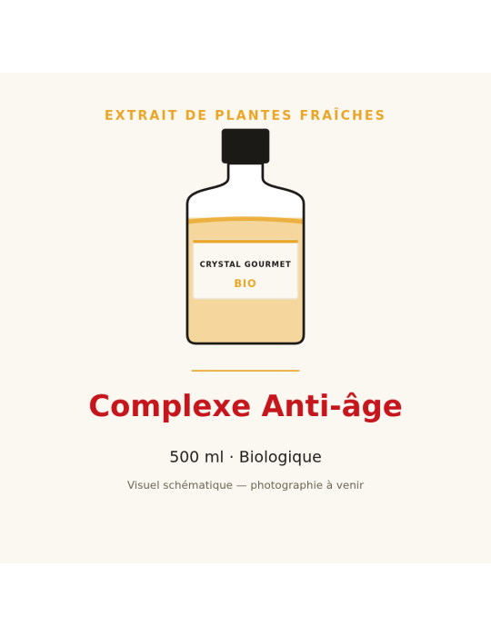 Complexe Anti-âge - extrait de plantes fraîches et bourgeons bio