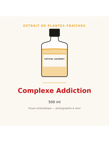 Complexe Addiction - extrait de plantes fraîches et bourgeons