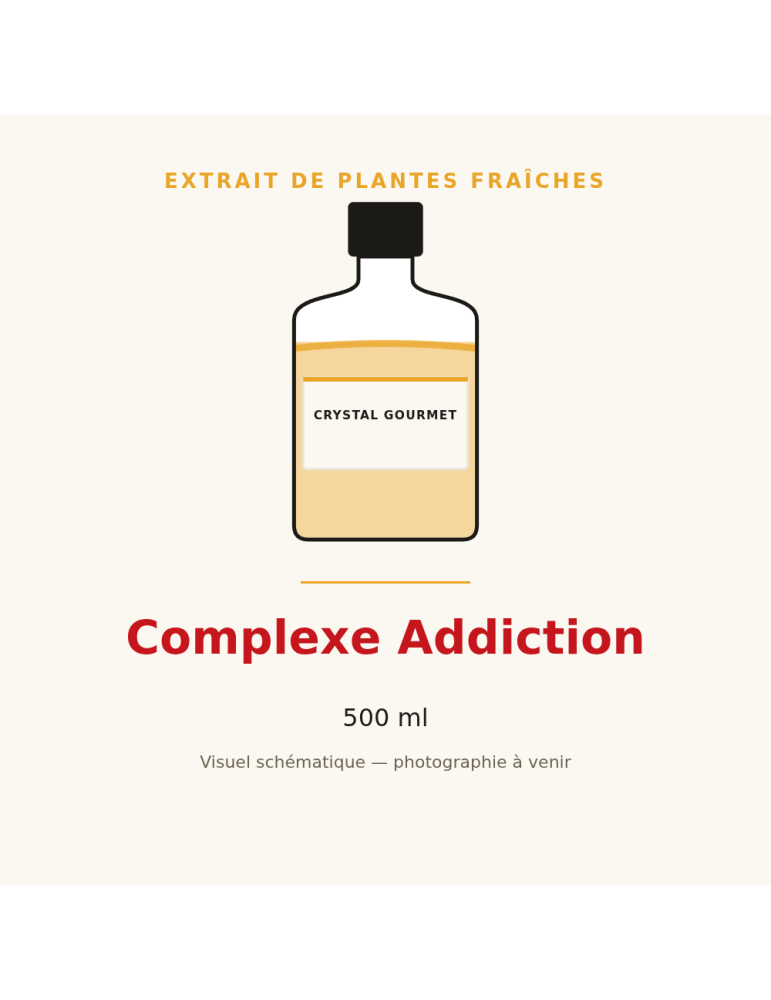 Complexe Addiction - extrait de plantes fraîches et bourgeons