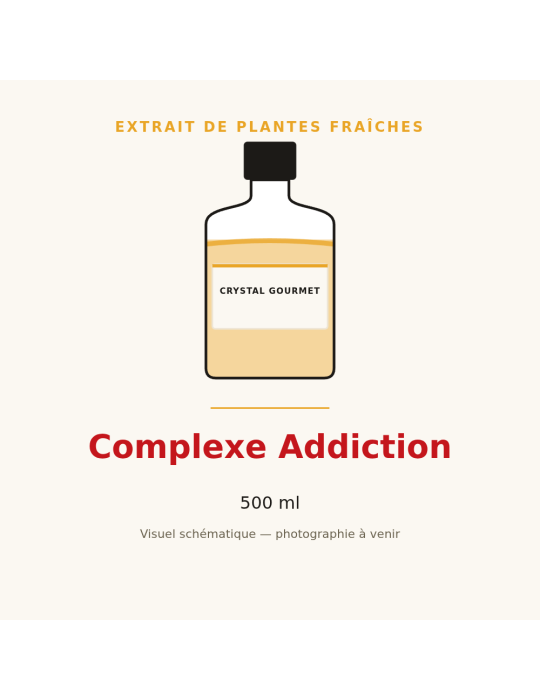 Complexe Addiction - extrait de plantes fraîches et bourgeons