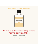 Curcuma Gingembre Poivre Noir bio 9-5-1 - extrait plantes fraîches