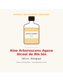 Aloe Arborescens Agave Alcool de Blé bio - 500 ml