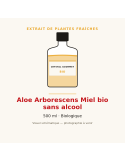 Aloe Arborescens Miel bio sans alcool - 500 ml