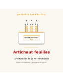 Artichaut feuilles bio en ampoules - 20 ampoules de 15 ml