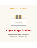 Vigne rouge feuilles bio en ampoules - 20 x 15 ml
