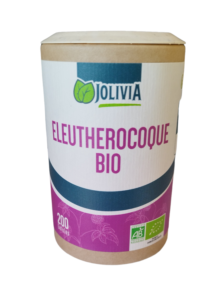 Eleuthérocoque Bio - 200 gélules 195 mg | Crystal Gourmet
