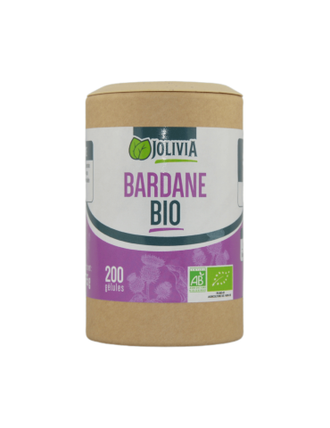 Bardane Bio - 200 Gélules de 250 mg | Crystal Gourmet