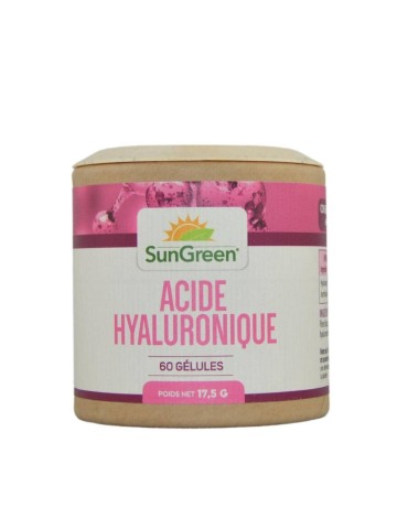 Acide Hyaluronique - 60 Gélules 60 mg | Crystal Gourmet