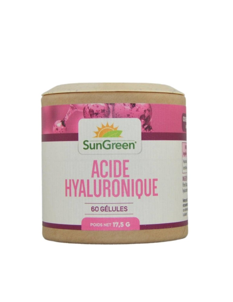 Acide Hyaluronique - 60 Gélules 60 mg | Crystal Gourmet