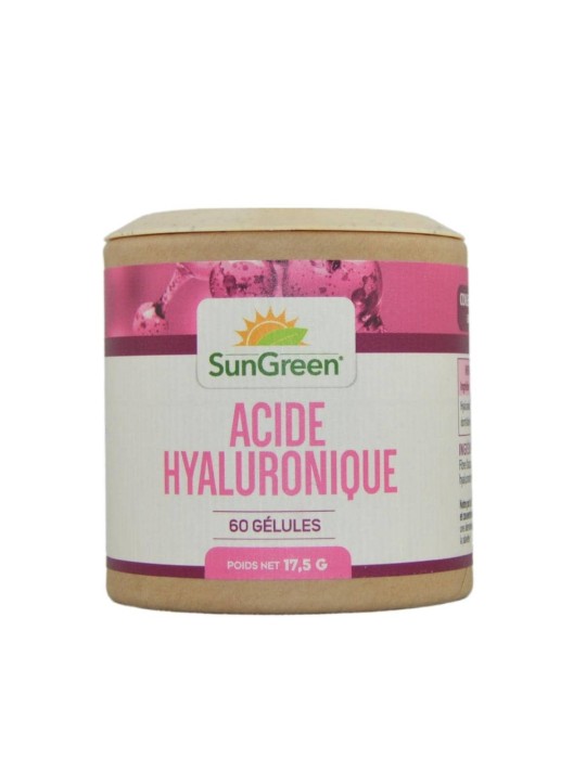 Acide Hyaluronique - 60 Gélules 60 mg | Crystal Gourmet