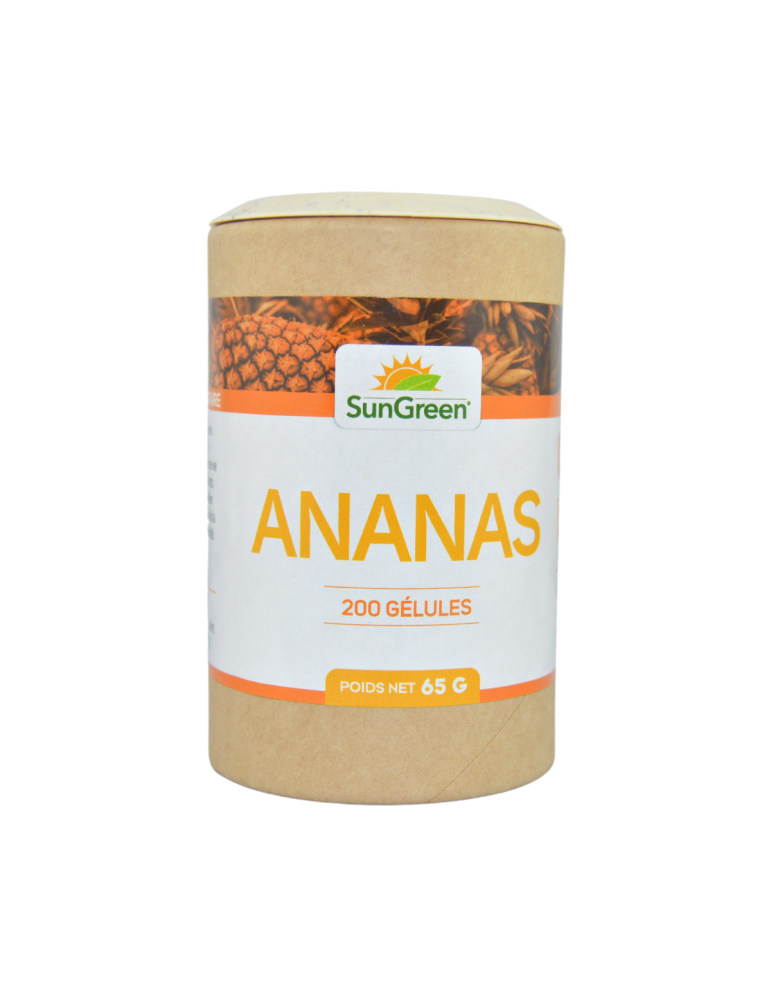 Tige d'Ananas - 200 Gélules 250 mg | Crystal Gourmet