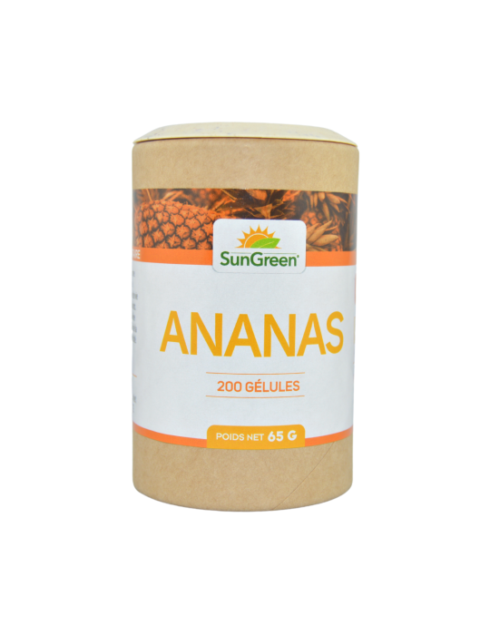 Tige d'Ananas - 200 Gélules 250 mg | Crystal Gourmet