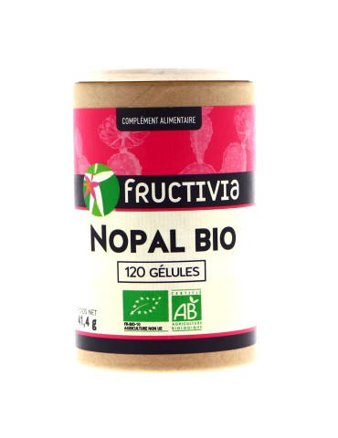 Nopal Bio - 120 Gélules 270 mg | Crystal Gourmet