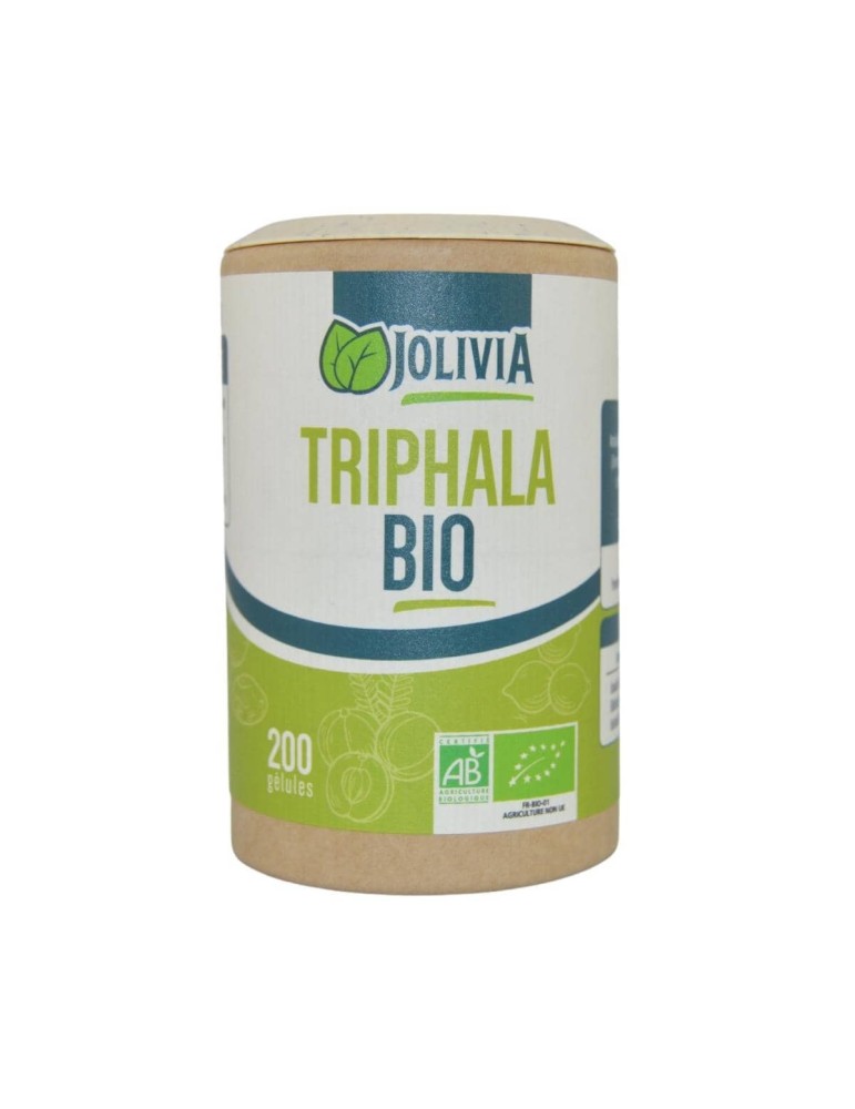 Triphala Bio - 200 Gélules 250 mg | Crystal Gourmet