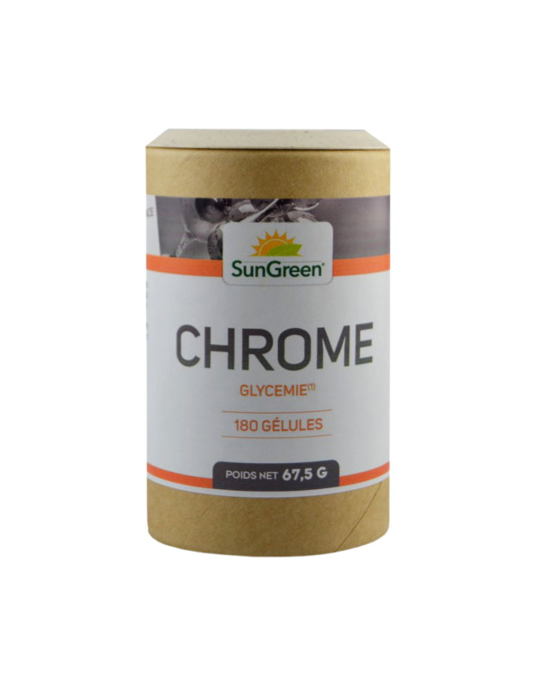 Chrome - 180 Gélules Végétales | Crystal Gourmet