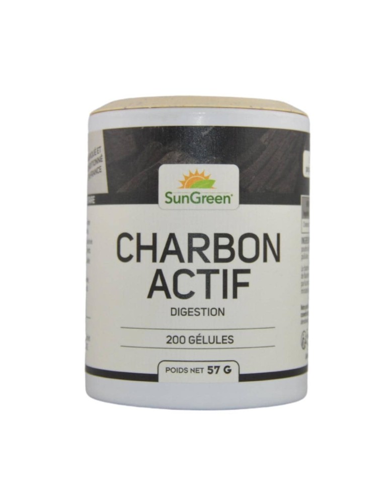 Charbon actif - 200 Gélules Végétales | Crystal Gourmet