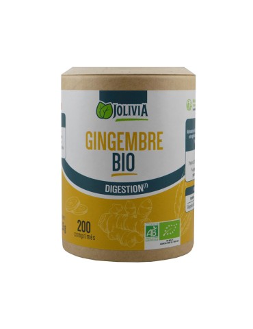 Gingembre Bio - 200 Comprimés | Crystal Gourmet