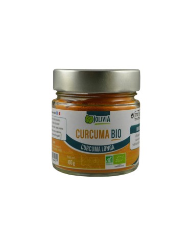 Curcuma Longa Bio en Poudre - 100 g | Crystal Gourmet
