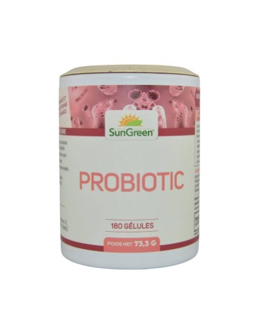 Probiotic - 180 Gélules Végétales | Crystal Gourmet