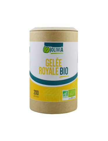 Gelée Royale Bio - 200 Gélules 350 mg | Crystal Gourmet