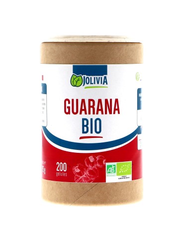 Guarana Bio - 200 Gélules 300 mg | Crystal Gourmet