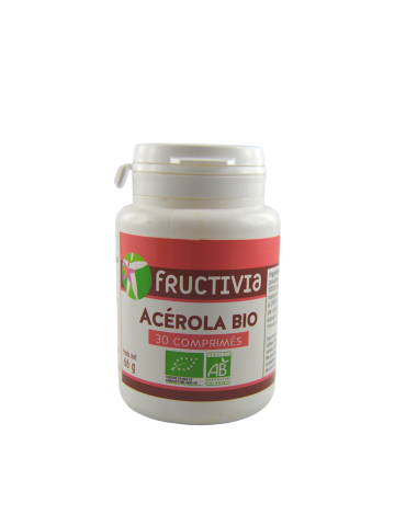Acérola Bio - 30 Comprimés | Crystal Gourmet