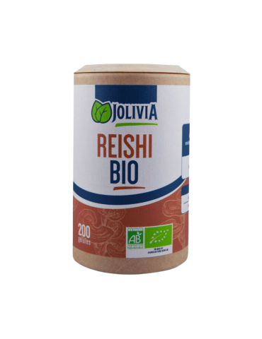 Reishi Bio - 200 Gélules 230 mg | Crystal Gourmet