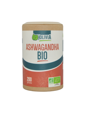 Ashwagandha Bio - 200 Gélules 300 mg | Crystal Gourmet