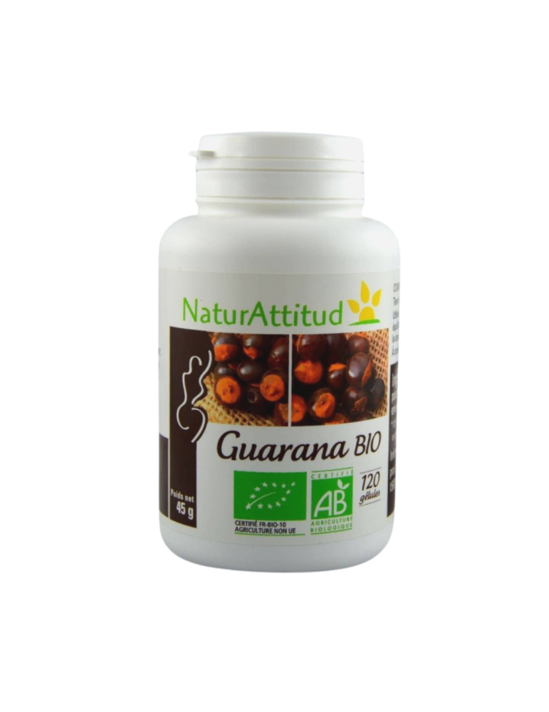 Guarana Bio - 120 Gélules 300 mg | Crystal Gourmet