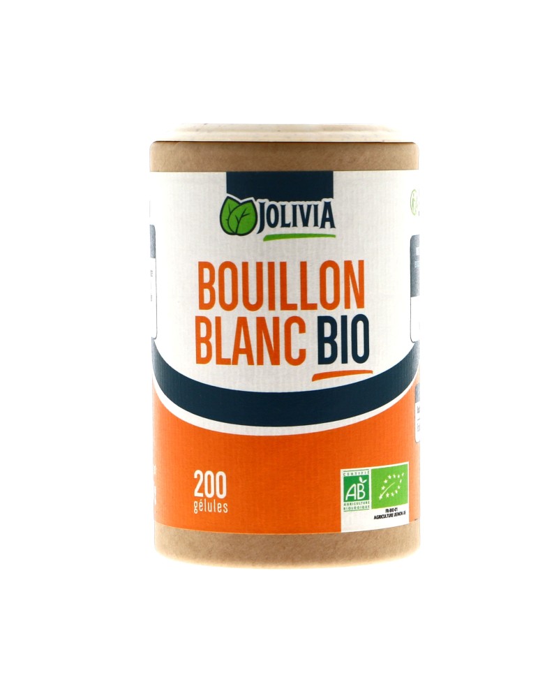 Bouillon Blanc Bio - 200 Gélules 125 mg | Crystal Gourmet