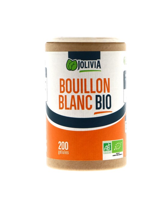 Bouillon Blanc Bio - 200 Gélules 125 mg | Crystal Gourmet