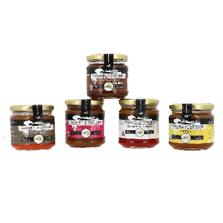 Lot de 5 pots de Caramel à tartiner