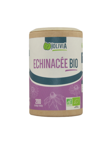 Echinacée Bio - 200 Comprimés 400 mg | Crystal Gourmet
