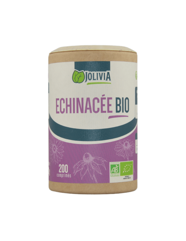 Echinacée Bio - 200 Comprimés 400 mg | Crystal Gourmet