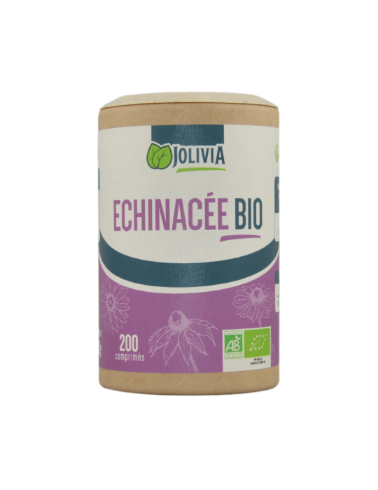 Echinacée Bio - 200 Comprimés 400 mg | Crystal Gourmet