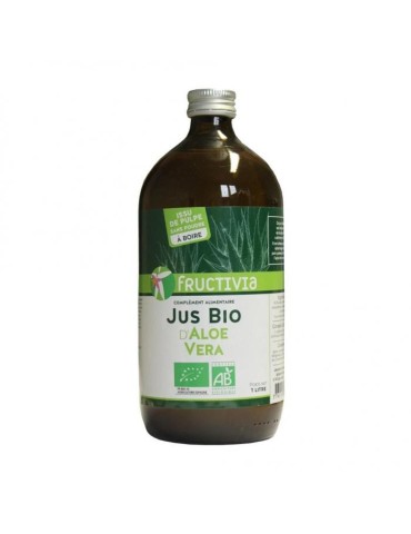 Jus d'Aloe Vera Bio - 1 L (marque Fructivia) | Crystal Gourmet