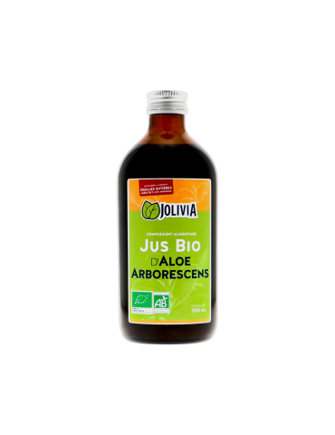 Jus d'Aloe Arborescens Bio - 500 ml | Crystal Gourmet