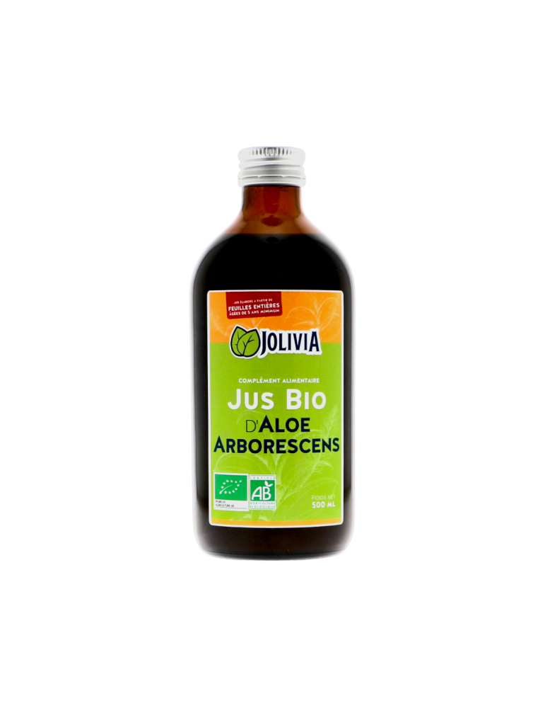 Jus d'Aloe Arborescens Bio - 500 ml | Crystal Gourmet