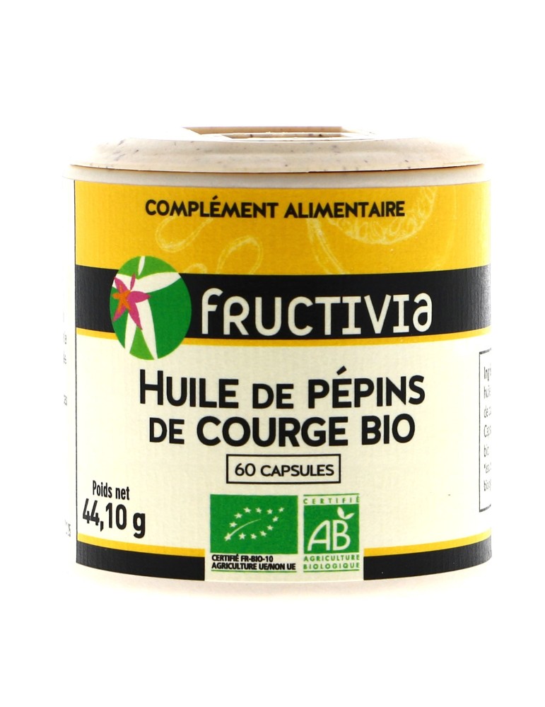 Huile de pépins de courge bio - 60 capsules | Crystal Gourmet