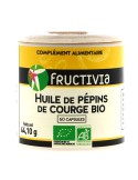 Huile de pépins de courge bio - 60 capsules | Crystal Gourmet