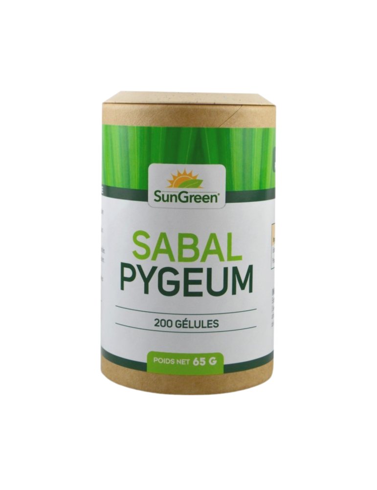 Sabal et Pygeum - 200 gélules de 250 mg | Crystal Gourmet