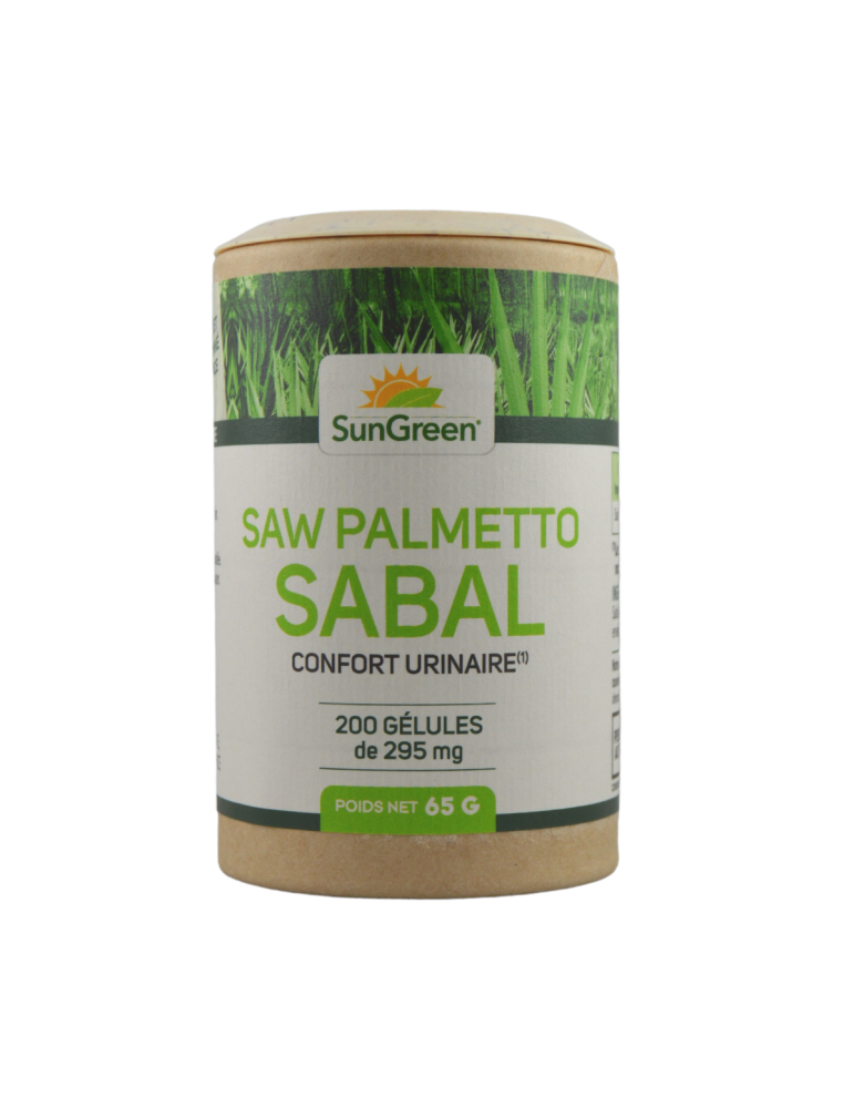 Saw Palmetto (Sabal) - 200 gélules de 295 mg | Crystal Gourmet