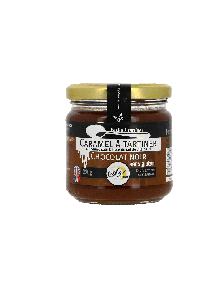 Caramel à tartiner au Chocolat Noir - 220g
