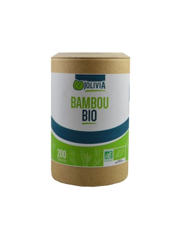 Bambou Tabashir Bio - 200 gélules de 250 mg | Crystal Gourmet