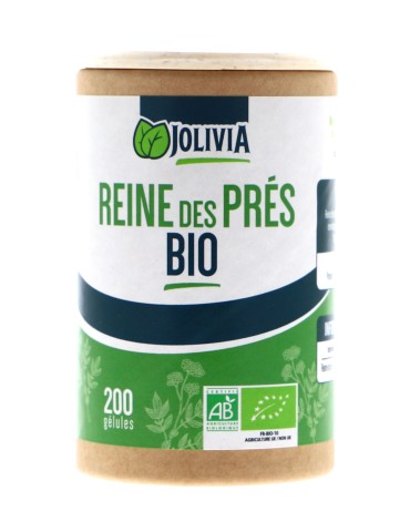 Reine des prés bio - 200 gélules de 215 mg | Crystal Gourmet