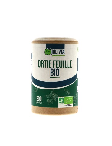 Ortie piquante bio - 200 gélules de 210 mg | Crystal Gourmet